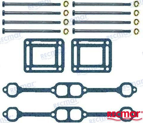 Recambios Marinos Exhaust Gasket/ Harware Set Rec53911