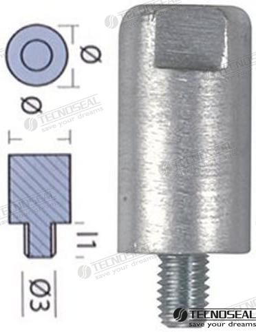 Recambios Marinos Rod For Yanmar - Dia. 20 M8 Ten01312