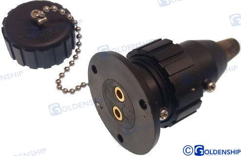 Recambios Marinos Deck Connector Nylon 2P Gs11030
