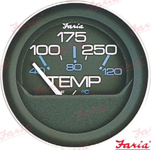 Recambios Marinos Water Temp Gauge 100-250:F Fa13004