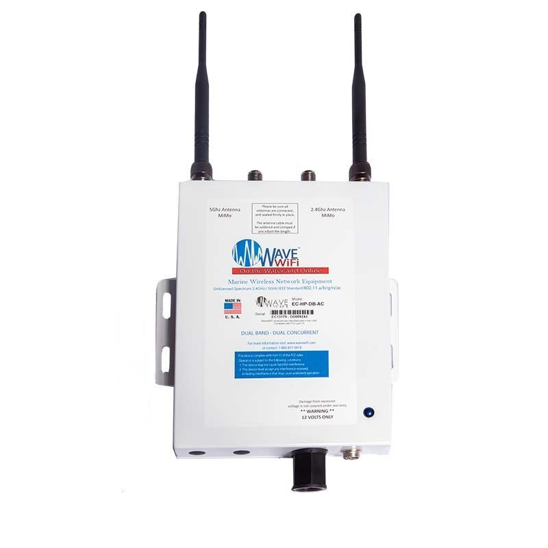 Wave WiFI EC-HP-DB-AC Hot Spot 2 - 25ft 400UF Low Loss Cable 2 -2ft Antenna 2 Rubber Duck