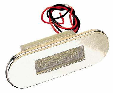 Sea-Dog Line Ss Led Courtesy Light Wht Lens 401240-1