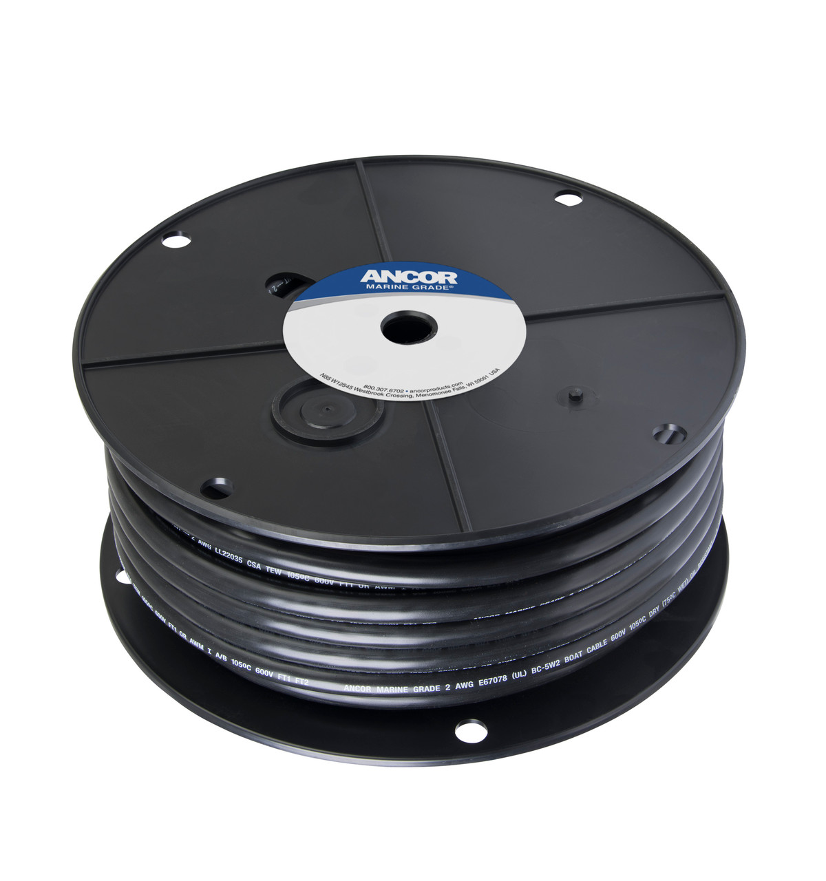Marinco/Ancor Marine 400' #2 Black 114040