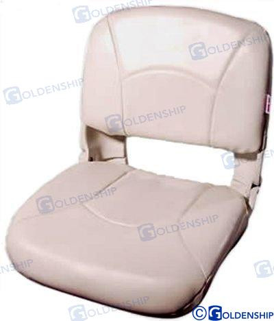 Recambios Marinos Folding Seat W/ White Cushion Wd135Ls-710