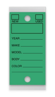 Automotive Service Products Self Protecting Key Tags 415