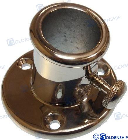 Recambios Marinos Flag Pole Socket Angle 25 Mm. Gs73312
