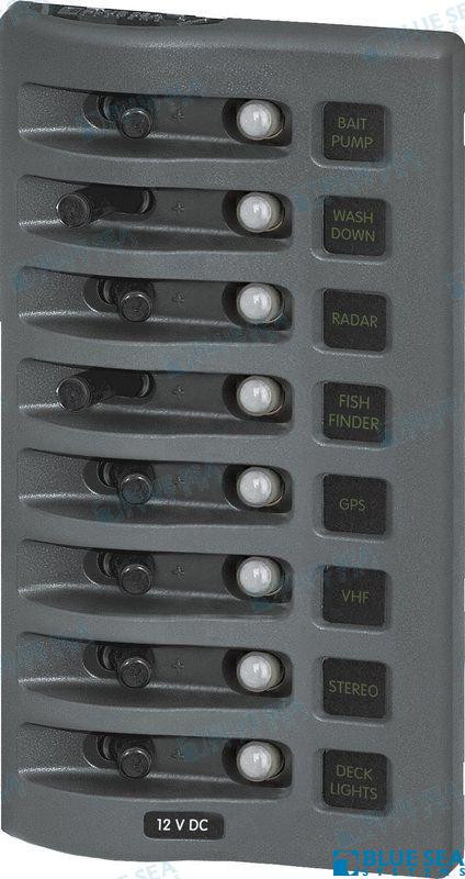 Recambios Marinos Panel Wd 12Vdc Clb 8Pos Gray Bs4378