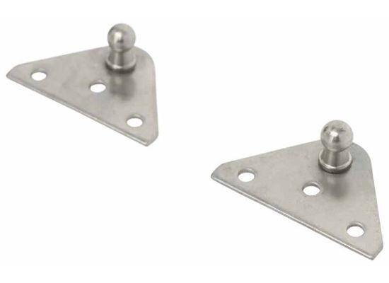 Lippert Components Inc 2 1/4" Ss Flat Mounting Bracke 2020108903