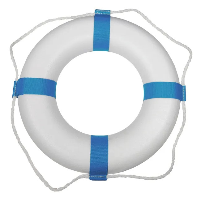 Lippert Components Inc 20" White Decorative Ring Buoy 2020108355