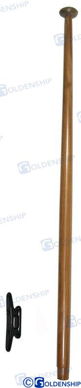 Recambios Marinos Teak Flag Pole 25*75 Cm Gs73316
