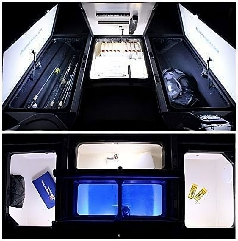 T.H. Marine Std Boat Compartment Ledpkage Ledbw-105-Ww-Dp