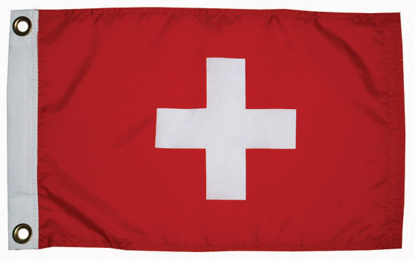 Lippert Components Inc Switzerland  Flag 12X18 2020199412