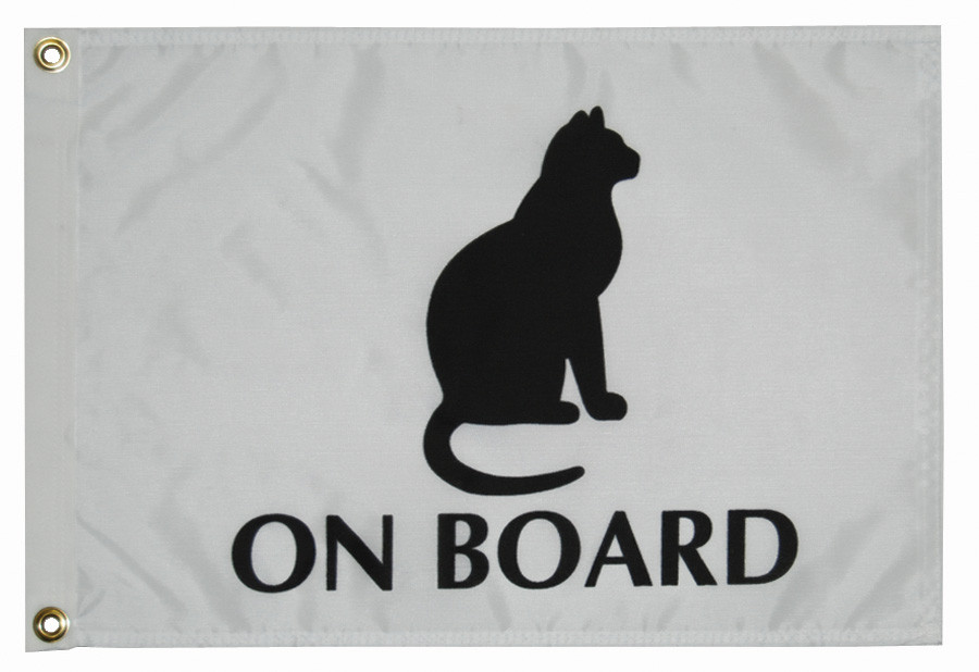 Lippert Components Inc Cat On Board 12X18 Flag 2020109135