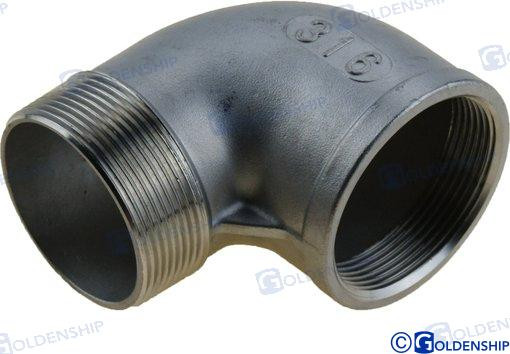 Recambios Marinos Street Elbow Banded 2" Gs30556