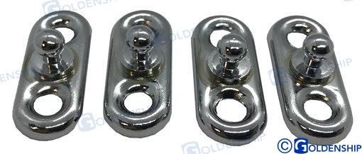 Recambios Marinos Fast Snap W Plate (Pk 4) Gs72479