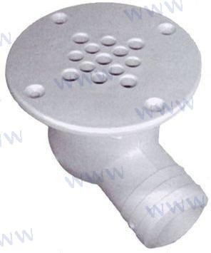 Recambios Marinos Cockpit Scupper Drains 90Dg Wh Thcsd-92