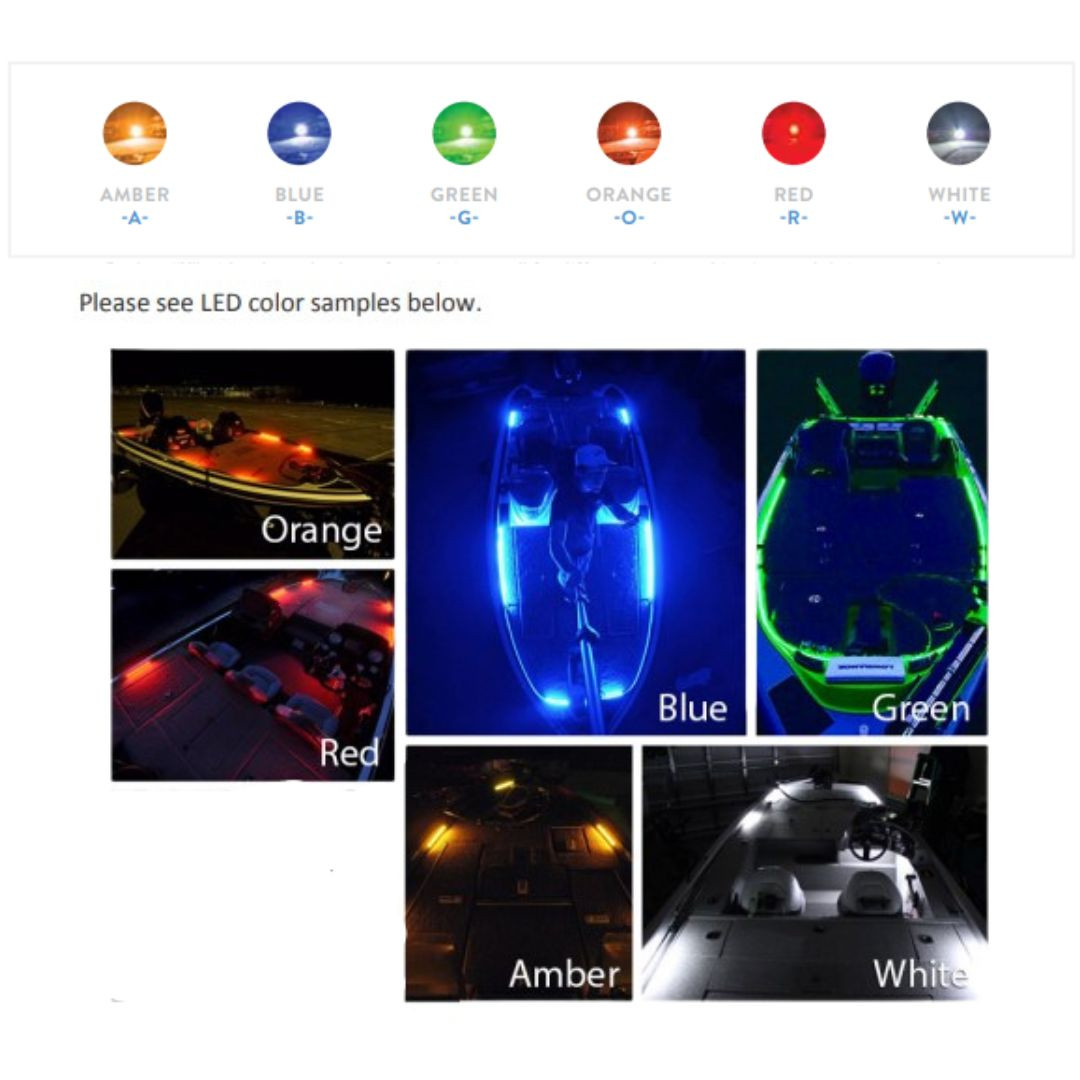 T.H. Marine Front Deck Led Lghting-Blue Ledbw-98-1-B-Dp