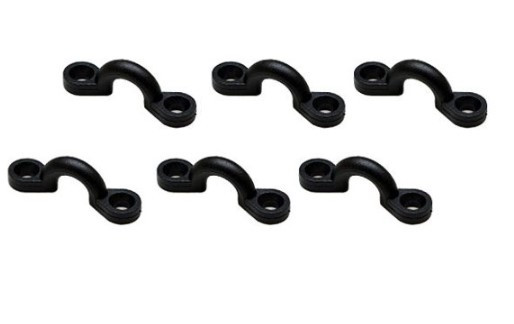 Lippert Components Inc Eye Strap Black Nylon  (4/Pack 2020109047
