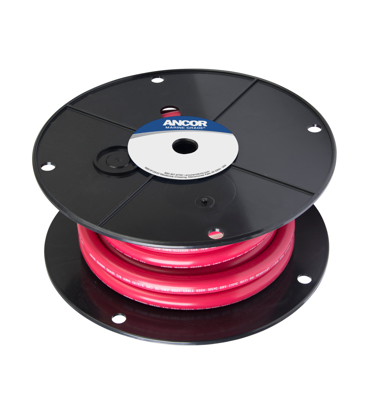 Marinco/Ancor Marine 100' 2/0 Red 117510