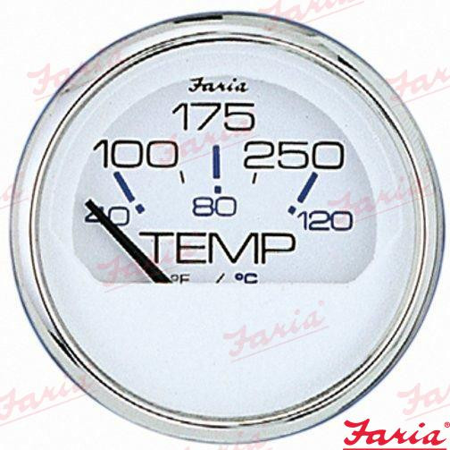 Recambios Marinos 2" Water Temp Gauge 100-250:F Fa13804