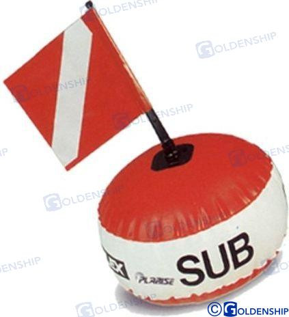 Recambios Marinos Diving Marker Buoy 38 Cm Gs62041
