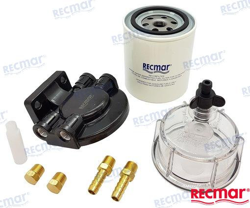 Recambios Marinos Fuel Filter With Aluminum Brkt Recobfilalu