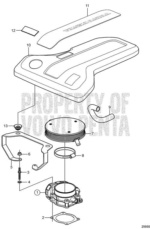 Volvo Penta Gasket 3849022