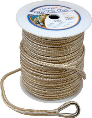 Sea-Dog Line 2 Braid Ny Anch Ln 1/2X150' 302112150G/W-1