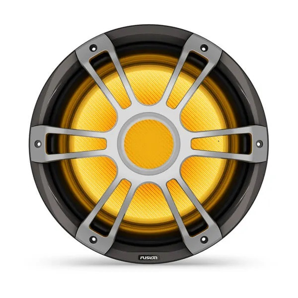 Fusion SG-SL123SPG 12in 600 Watt Sub-Woofer Sports Grill Gray