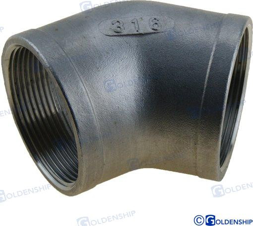 Recambios Marinos Street Elbow Banded 1" Gs30553