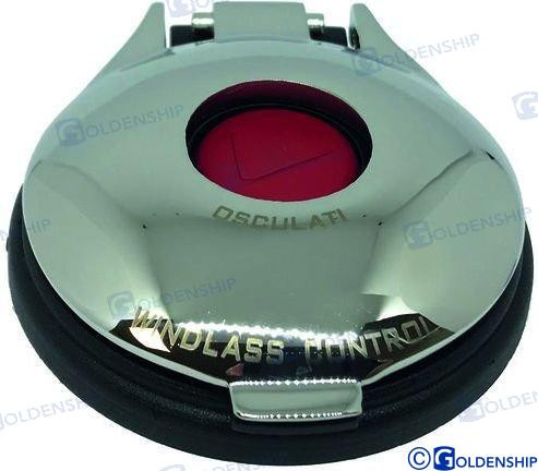 Recambios Marinos Foot Switch Inox Base Red Gs63099