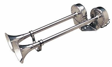 Sea-Dog Line Ss Trumpet Horn Twin 24 Volt 431540-1