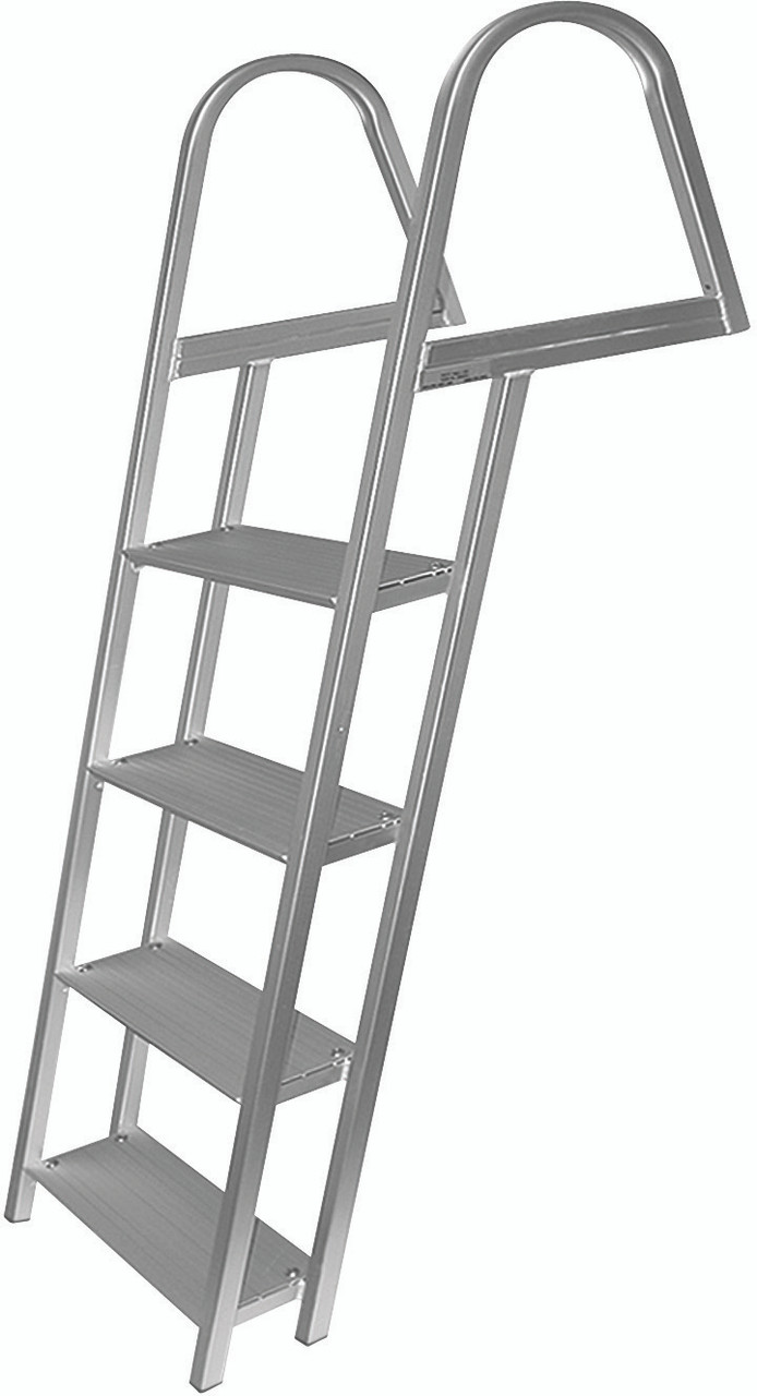T.H. Marine 4-Stp Ladder Al W/Mntg Hdwe Ash