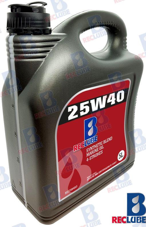 Recambios Marinos Syn Bl Marine Oil 4T - 5L X3 Rec25W40U3