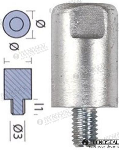 Recambios Marinos Rod For Yan - Dia 20 8X1.25 Ten01313