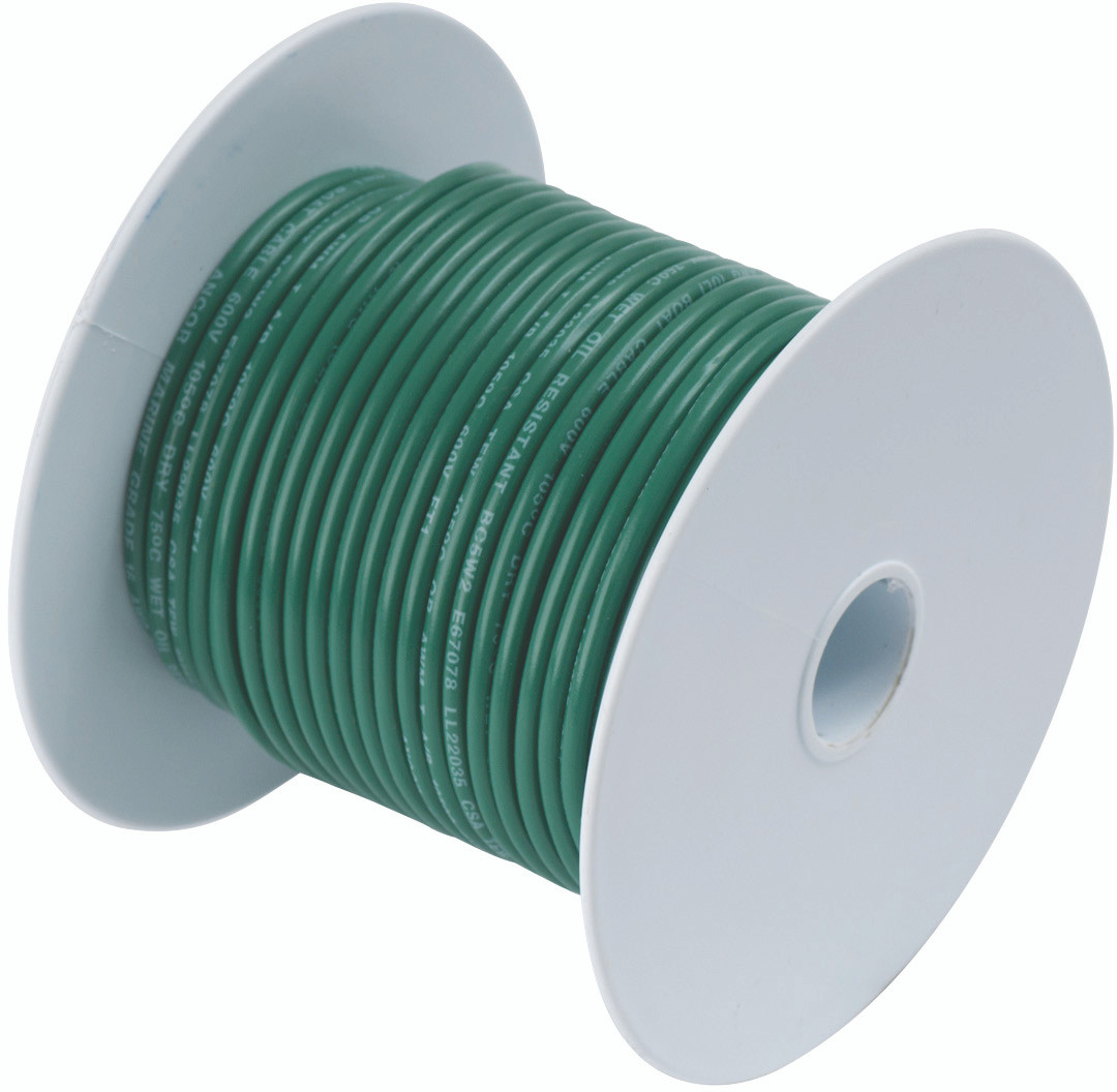 Marinco/Ancor Marine 100' Green #18 Primary Wire 100310