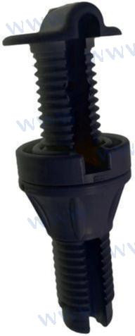 Recambios Marinos Cea Cap Bkhd Pass-Thru Blk Thth-Cc1