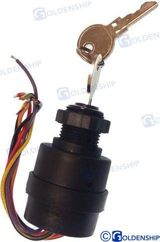 Recambios Marinos Ign Starter Switch 7T-4Pos Gs11159