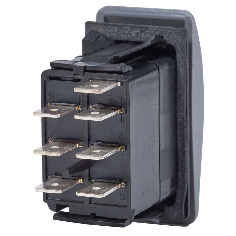 Blue Sea 8221 Water Resistant Contura III Switch - (ON)-OFF-ON - Grey [8221]