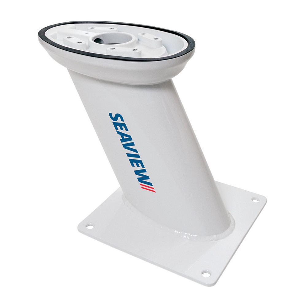 Seaview 12" Modular Mount AFT Raked 10 x 10 Base Plate - f\/Large Sat Domes - 18" Top Plate Required [PMA-1210-M2]