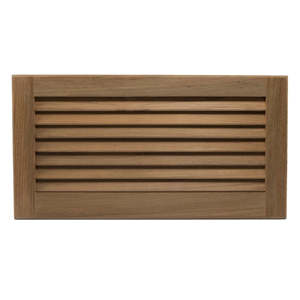 Whitecap Teak Louvered Insert - 9-3\/8" x 18" x 3\/4" [60716]