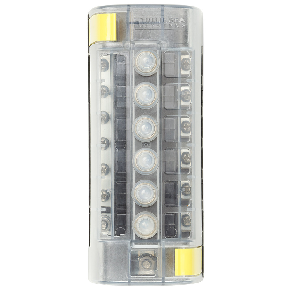 Blue Sea 5052 ST CLB Circuit Breaker Block - 6 Position w\/Negative Bus [5052]
