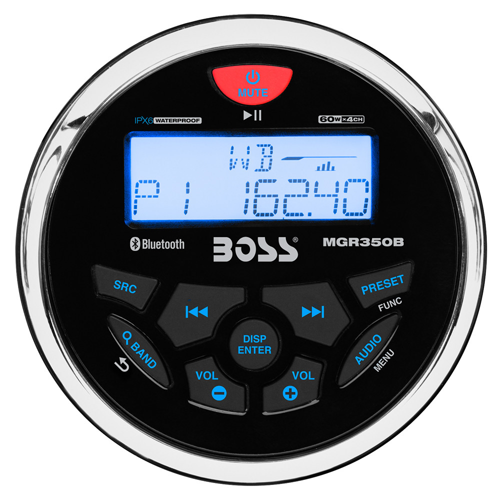 Boss Audio MGR350B Marine Stereo w\/AM\/FM\/BT\/USB [MGR350B]