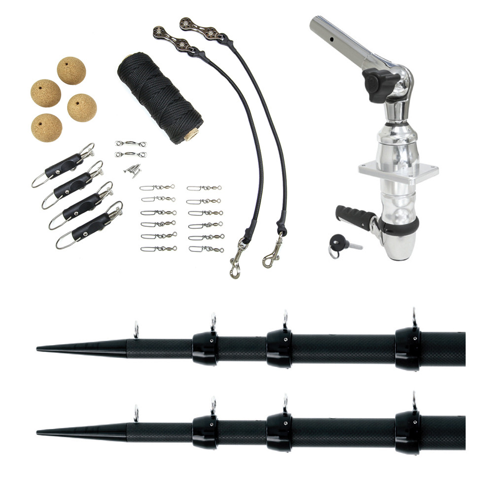 Tigress XD Top Mount System - 18 Carbon Fiber Black\/Black Ultimate Rigging Kit [88679-00]