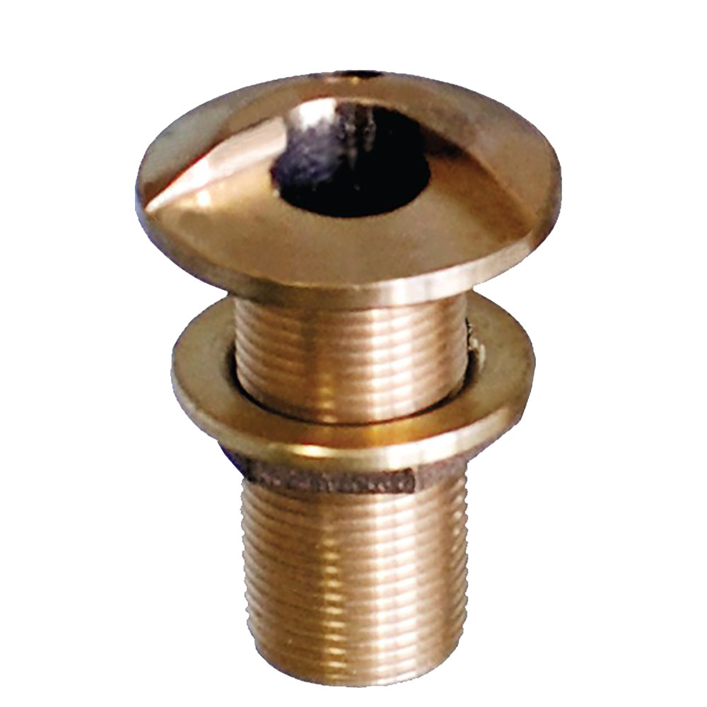 GROCO 1-1\/4" Bronze High Speed Thru-Hull Fitting w\/Nut  [HSTH-1250-W]