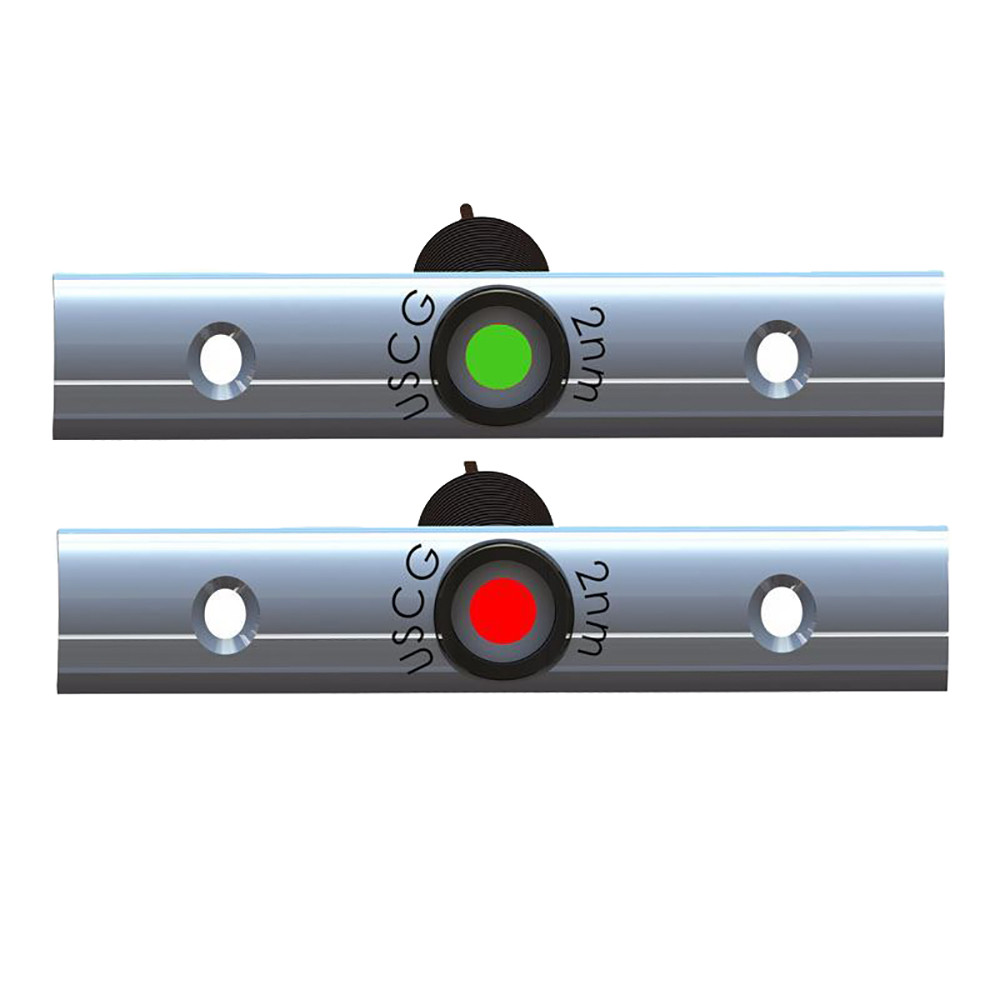 TACO Rub Rail Mounted LED Navigation Light Set - 4" w\/Deutsch Plug Port  Starboard [F38-6810B-1]