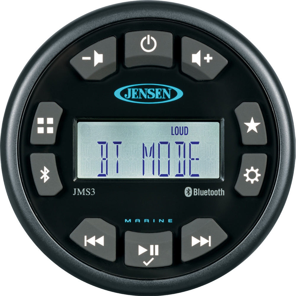 JENSEN JMS3RTL Stereo w\/AM\/FM\/BT - Single Zone [JMS3RTL]