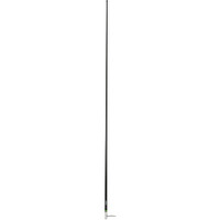 Scout 8' Black VHF Antenna 6dB Heavy Stainless Steel Ferrule w/6M RG-8x Includes PL-259 Heavy Duty Offshore Antenna KS-43