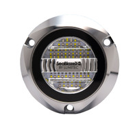 Lumitec Seablaze X2 Spectrum RGBW LED Surface Mount Polished Housing 12/24v