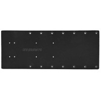 Sea Brackets 20" Straight Trolling Motor Plate - Black